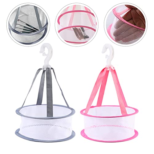 2pcs Drying Net Bag Polyester Drying Rack Beauty Egg