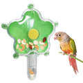 BNOSDM Bird Foraging Toys Cockatiel Foraging Wheel Parrot Cage Spinning Toys Parakeet Enrichment Puzzle Feeder Toy for Budgies Lovebirds Canaries (Green) - color: Green