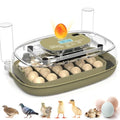 HOWOOlUA 24 Egg Incubator for Hatching Eggs with Auto Turn, Temp & Humidity Control, Built-in Candler Large Capacity Egg Incubator for Chicken Duck Goose Eggs