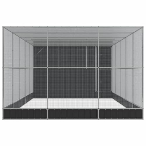 Aviary Cage with Extension and Lockable Door, Steel Large Bird Cage, Aviary Spacious and Versatile Cage for Small Size Birds Parrots Parakeet Cockatiel Flight Bird, 277.2"x119.3"x85",-268 - size: 277.2"x119.3"x85"