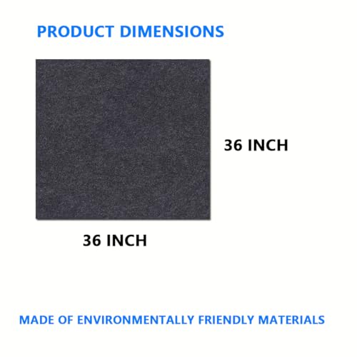 Chicken Coop Mat，Under Chicken House Mat——Absorbent Mat，Backing Prevents Liquid and Chicken Manure Penetration,Soft Material, Non-Slip Backing，Washable,Keeps Chicken House Floors Clean (36" x 36") - size: 36.0"L x 36.0"W x 0.2"H