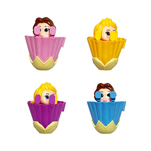 Pinkiwine 4 Pack Jumbo Princess Deformation Eggs Prefilled Easter Eggs with Toys Inside for Kids Girls Boys Easter Gifts Easter Basket Stuffers - style: Style B