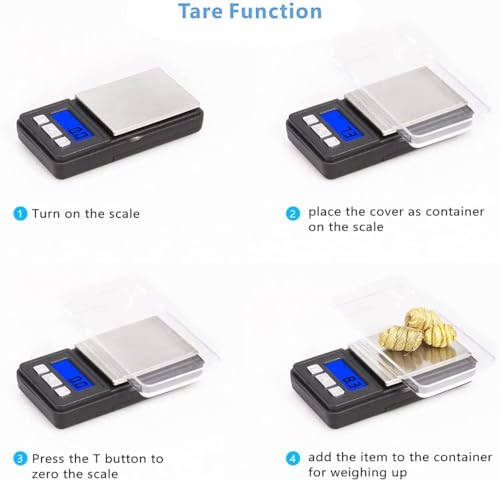 Fuzion Ultra Mini Scale, 1000g x 0.1g Digital Pocket Scale, Grams and Oz 6 Units, Gram Scale with LCD Display, Tare, Battery Included