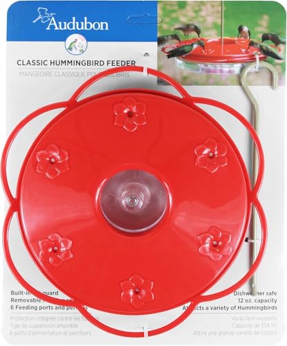 Audubon Hummingbird Feeder (NAH1)12 ounce nectar capacity
