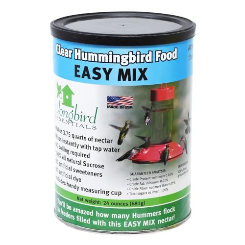 Songbird Essentials Clear Hummingbird Nectar Mix, 24 oz Makes 3.75 Quarts | Clear Nectar Mix; 24 oz Can; Makes 3.75 Quarts; Hummingbird Food