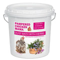 Pampered Chicken Mama Herbal Dust Bath for Chickens for Clean Feathers | Natural Poultry Supplies for Chicken Coops (20 pounds)