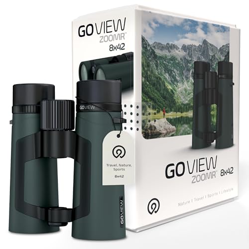 ZOOMR 8x42 Binoculars for Adults, BAK4 Prism - Oak Green | High Powered Lightweight, Fully Multi-Coated Optics, CLOSR™ Smartphone Adapter & PORTR™ - color: Oak Green