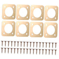 8 Pcs Birdhouse Hole Protectors Metal Birdhouse Guards House Predator Guards Easy to Install