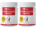 NOVEHA Pet Wipes - Formulated Pet Wipes - for Facial and Finger Folds, Underarms - 3" x 2" Size (300 Counts) - size: 300 Topical Wipes