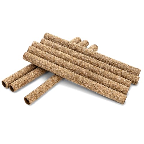 Okllen 60PCS Sand Perch Covers for Bird Cage, Perch Covers for Parakeet, Lovebird, Parrotlets, Budgies, Canaries, Finches and Other Small Birds