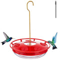Hummingbird Feeders for Outdoors,16oz Leak-Proof Dish-Style Nectar Feeder Built-in Ant Moat, 5 Feeding Ports, Wide Mouth Easy Clean, BPA-Free Garden Decor Gifts - size: 1 Pack