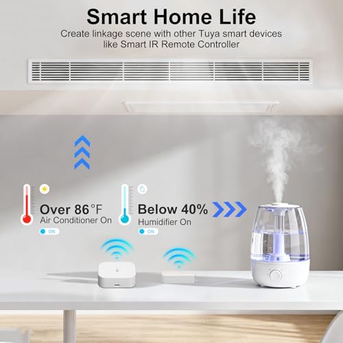 eMylo RTH11 Add-On Temperature Humidity Sensor, IP65 Weather-Resistant | Indoor Outdoor Remote Sensor, 492 ft Range, Requires eMylo WiFi Base Station for App Monitoring, Base Station Not Included
