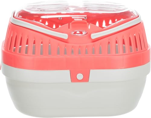Trixie Pico Transport Crate, Small Pet Carrier, Portable Travel Carrier, for Small Pets, Hamsters, Guinea Pig, Lizards | Portable Pet Carrier, Ideal for On-The-Go, Traveling Cage for Small Pets, Bunnies, Hamsters, Guinea Pigs, Lizards - size: 11.8"L x 8.3