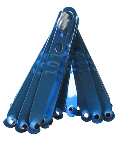 Leg Bands NOT Stamped Aluminum Chicken Poultry Duck Leg Identification Rings (100, Light Blue) - color: Light Blue