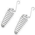 Millet Holder for Bird Cage, 2 Pack Spray Millet Treat Holder | Stainless Steel Hanging Parrot Foraging Feeder Toy, Fruit Vegetable Basket for Parakeet Cockatiel Conure African Grey
