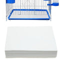 100 Sheets Bird Cage Liner Papers, Disposable Bird Cage Paper Liners, Cuttable Pet Animal Cages Cushion, Precut Absorbent Bird Paper for Bird Parrot Small Animal, 5.9 x 8.66’’ - size: 5.9'' x 8.66''