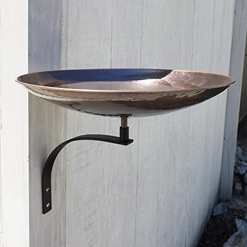 Achla Designs Burnt Copper Birdbath Bowl - color: Burnt Copper, Black