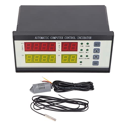 Incubator Controller XM-18ZH Fahrenheit 7-Way for Hatching Eggs | Digital incubator controller with Fahrenheit display.7-way output.Temp humidity sensors.Built in alarm.Adjustable egg turning
