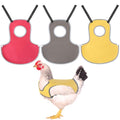 Chicken Saddle for Hens, 3 Pack Waterproof PVC Chicken Apron with Reflective Strips, Breathable Polyester Lining, Anti-Pecking Vest for Rooster Damage Protection(Mix)