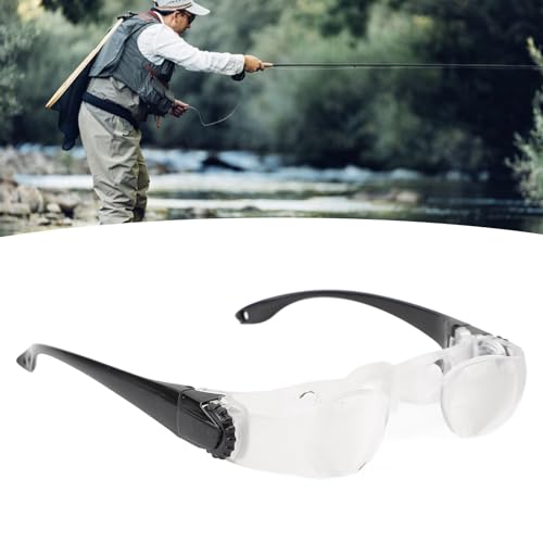 Binoculars Glasses, Opera Handsfree Binocular Telescope, 4X Magnification, Adjustable Focus Distance, for Outdoor Huntings Bird Watching Fishing Concerts (Hyperopia Version)