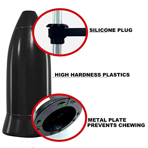 Squirrel Baffle for Bird Feeder Pole,Installation Without Removing the Pole,Wrap Around Poles Protect Bird Feeder,Suitable for Shepherd Hooks - size: 6.0 lb