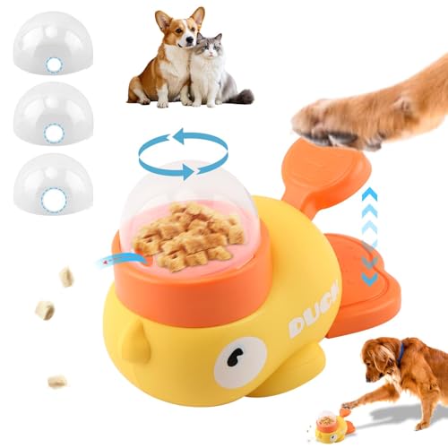 Duck-Shaped Puzzle Feeder – Interactive Dog/Cat Slow Feeder for IQ Training/Exercise