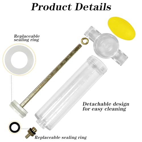 Baby Bird Feeding Syringe Set, 12-Piece Small Pet Parrot Feeder Hand Feeding Tubes Kit, Parrot Feeder Tubes Measuring Tools, for Baby Birds Small Pet