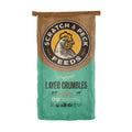 Scratch and Peck Feeds | Layer Crumbles for Chickens & Ducks | 25 lb Bag | 16% Protein, Corn & Soy Free, Certified Organic & Non-GMO Project Verified, Complete Nutrition - size: 25 Pound (Pack of 1), style: Layer