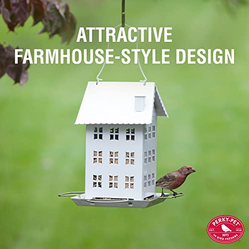 Perky-Pet WFH001 Farmhouse Bird Feeder - Unique Bird Feeders for Outside - Large Bird Feeders - Outdoor Garden Décor - size: No Size