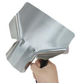 Stainless Steel French Fry Popcorn Scoop Right Handle | Multipurpose Utility Scooper, Quick Filling Bags & Boxes, Perfect for Fries, Snacks, Desserts, Stable and Easy to Clean