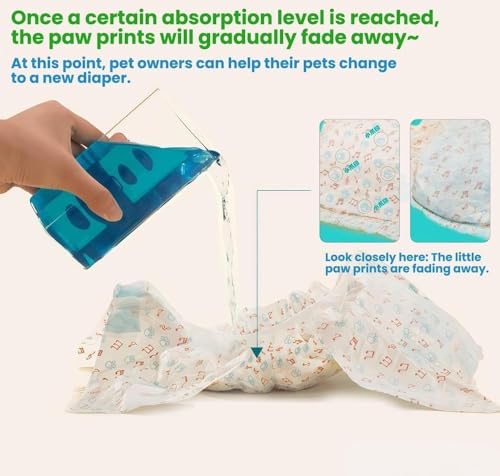 Leakproof Rabbit Diapers – Disposable Bunny Pet Diaper for Small Rabbits, Incontinence & Potty Training (1 Package/Trial Set, XS) (1 Package/Trial Set, S Size (Recommended for 5-8 lbs) - size: S size (Recommended for 5 - 8 lbs)