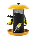 Finch Feeders for Outside, Finch Feeder for Nyjer/Thistle Seed, 2.5 lbs Seed Capacity - color: Yellow(finch)