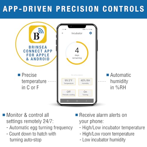 Brinsea Maxi 24 EX Connect Fully Automatic Smart Egg Incubator with App | 50+ years of innovation! Ultimate smart incubator with app-driven controls and real time alerts gives you total peace of mind