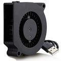 GDSTIME 60mm x 15mm USB Blower Fan w/ 3 Speeds Control 5V DC Brushless Fans | Adjustable, 6015, Small Turbo Blowers, for Helmets, Costumes, Mini PC Cooling Ventilaiton - size: 60mm x 15mm