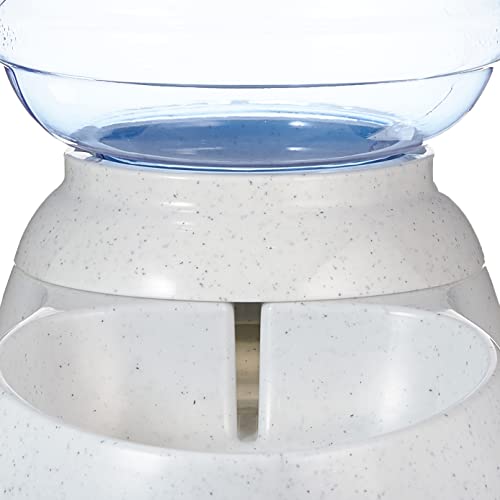 Amazon Basics Gravity Pet Water Dispenser for Cat and Dog, Easy to Clean, 135.3fl.oz Capacity, Small - size: Small, style: Waterer