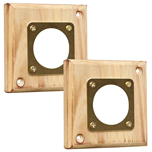 6-piece Metal Bluebird House Predator Guard，Metal Birdhouse Guard，Bird House Hole Protector Guard for Eastern Bluebird Box （3.81 cm Opening）