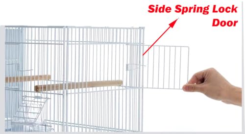 NEW Aviary Finches Canaries Breeder Breeding Bird Cage with Center Divider (Lot Two Cages) - size: Lot Two Cages