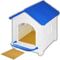 Chicken Nesting Box for Laying Eggs 1/2/3 Pack Large Easy to Assemble Hen Plastic Nesting Box with Washable Nesting Pad for Chicken Coop Wall or Ground Mounted (1 Pack) - size: 1 Pack