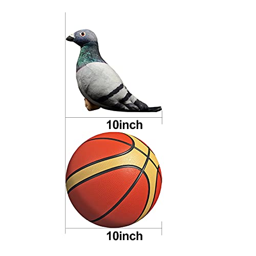 Grey Pigeon Plush Toy - Simulation Rock Columba Rupestris Stuffed Animal, Cute Rock Pigeon Plush Toy as Gift for Your Friends - style: Grey Piegon