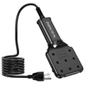 250W Smart Electric Pond De-icer – Eco Mode for Small Ponds & Bird Baths, Auto On/Off, 9ft UL Cord, IPX8 Waterproof, Cast Aluminum Heater for Winter Use