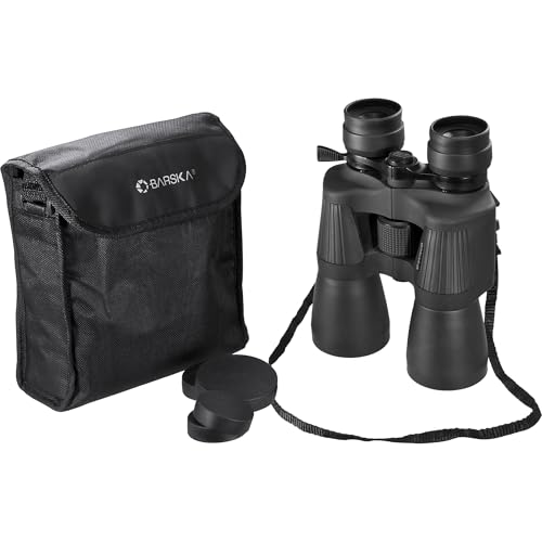 Gladiator 10-30x50mm Zoom Binoculars – Reverse Porro Prism, Fully Coated Optics, BK-7 Prisms, Large Focus Knob, Rubber Armor, Includes Case & Strap - style: 10-30x50 Reverse Porro