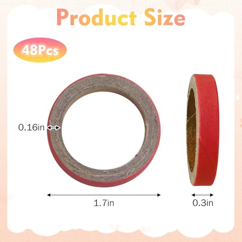 24Pcs Bird Toys Bagels Bird Chew Toys 1.7" Colorful Durable Cardboard Parrot Toys Foraging Chewing Training Shredding Toy for Medium Large Parrot Amazon Parrots African Grey Parrots (Small) - size: Diameter: 1.7"