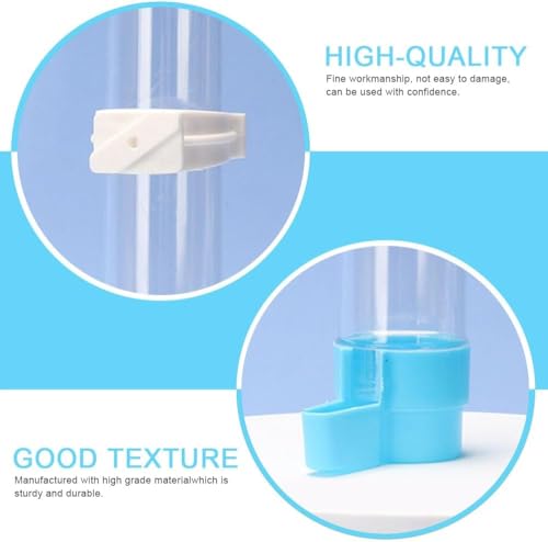4 Pack Bird Cage Water Dispenser, Hanging Bird Water Feeder for Cage | Parakeet Water Dispenser for Cage, No Spill Automatic Feeder, Parakeet Cage Water Container for Small Birds Parrot Macaw - color: Mix-120ML