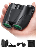 Binoculars for Adults and Kids, 20x25 Compact High Power Binoculars with Low Light Vision for Bird Watching, Large Eyepiece Waterproof Outdoor Hunting, Travel, Sightseeing