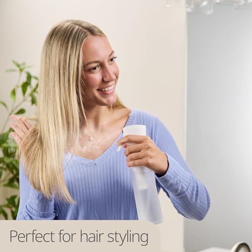 10 OZ Continuous Spray Bottles - Ultra Fine Mist Sprayer | Water Spray Bottle For Hair Stuff, Mister Spray Bottle For Plants Mister | Hair Spray Bottles For Hairstyling, Cleaning, Salons - color: White