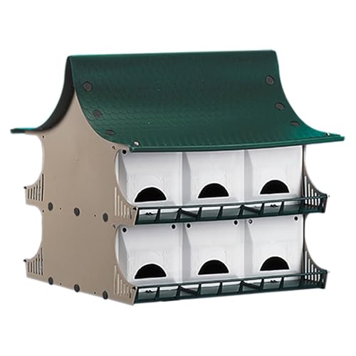 S&K Dual Purple Martin Houses, Expandable Option, 24 Rooms
