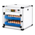 136 Egg Cabinet Incubator with Automatic Turner, Digital Temperature & Humidity Control, External Water Refill System, LED Display Hatching Machine for Chicken Duck Goose Quail & Pigeon Eggs