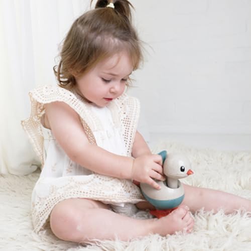 Tolo Pop Up Chickens | Interactive Toy for Babies 6M+ Push-Down Action | pop up head, squeaky feet, baby toys, hand-eye coordination, fine motor skills, cause and effect toys, gift for kids, infants - color: Pop Up Chickens