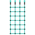Climbing Cargo Net 30" x 77" Indoor Climbing net, Outdoor Cargo Webbing Net Playground Climbing Net for Treehouse 100% Nylon Material Rope Ladder - color: Green - 30" X 77"