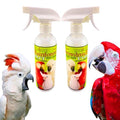 King's Cages Rainforest Mist 17oz White Spray Feather Conditioning Bath Mist with Vanilla Scent for Cockatoos and Macaws Parrots (Pack of 2) - size: Pack of 2